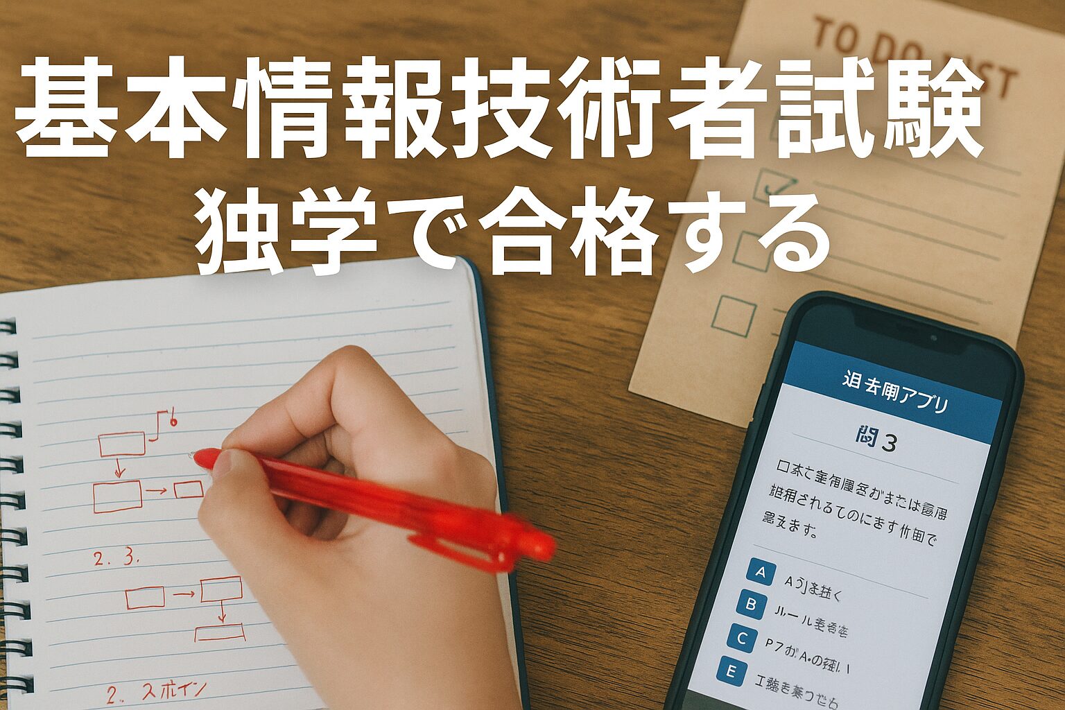 基本情報技術者に独学で合格するには?今日から始められる最短ルートを解説【実体験あり】