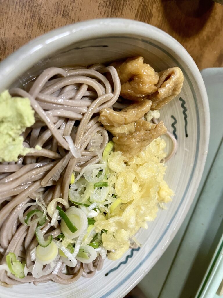 科 たぬきそば 冷やしたぬき 岐阜