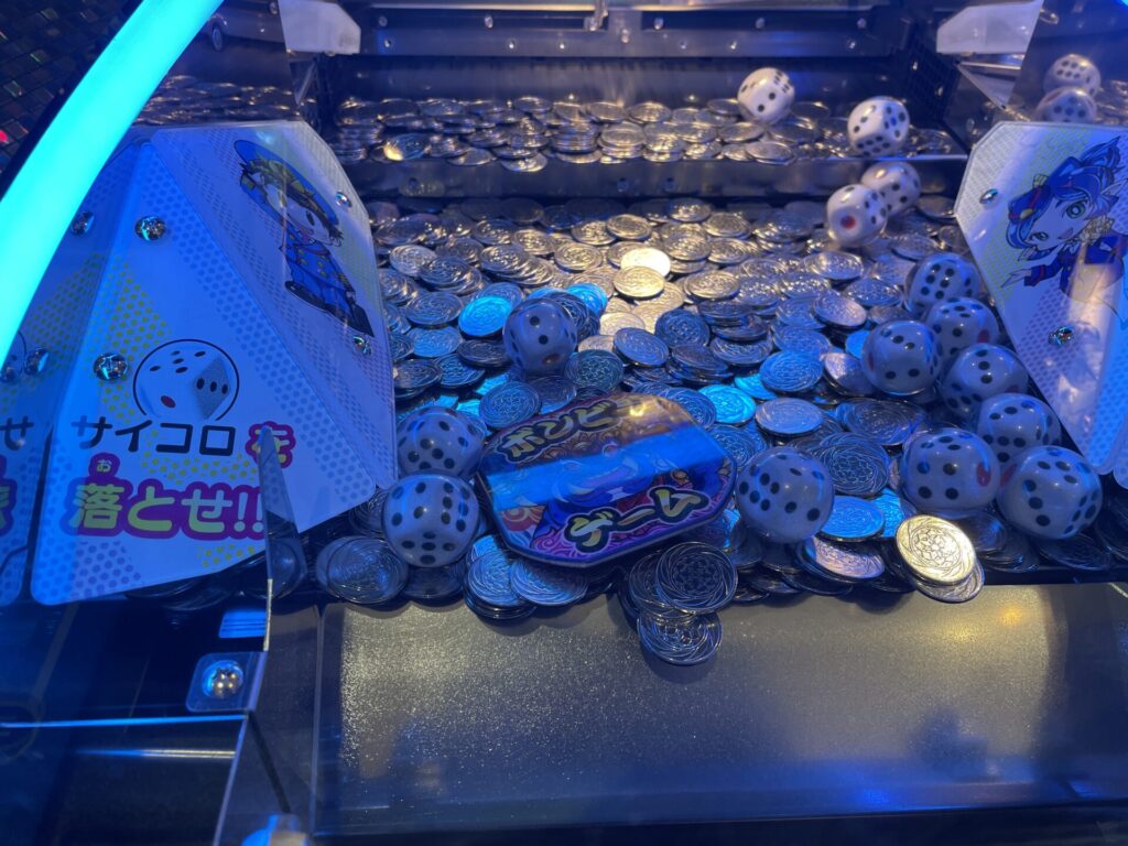桃鉄ワールド メダルゲーム攻略｜サイコロボールが手前に溜まった狙い目の盤面状態
