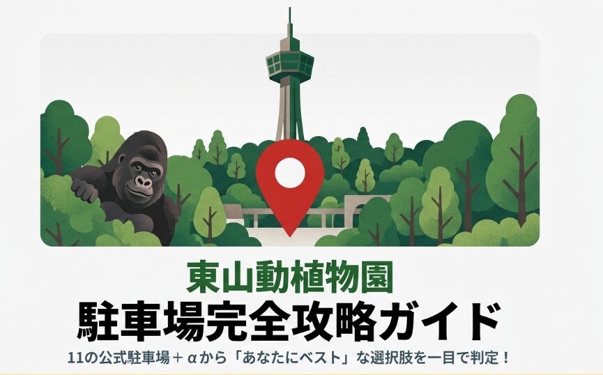 東山動物園の駐車場で後悔したくないあなたへ。全11ヶ所徹底比較と「予約」という最終兵器
