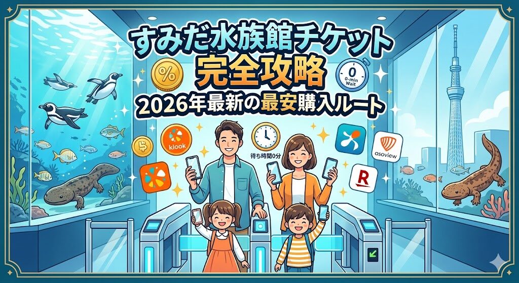 すみだ水族館チケット完全攻略:2026年最新の最安購入ルート